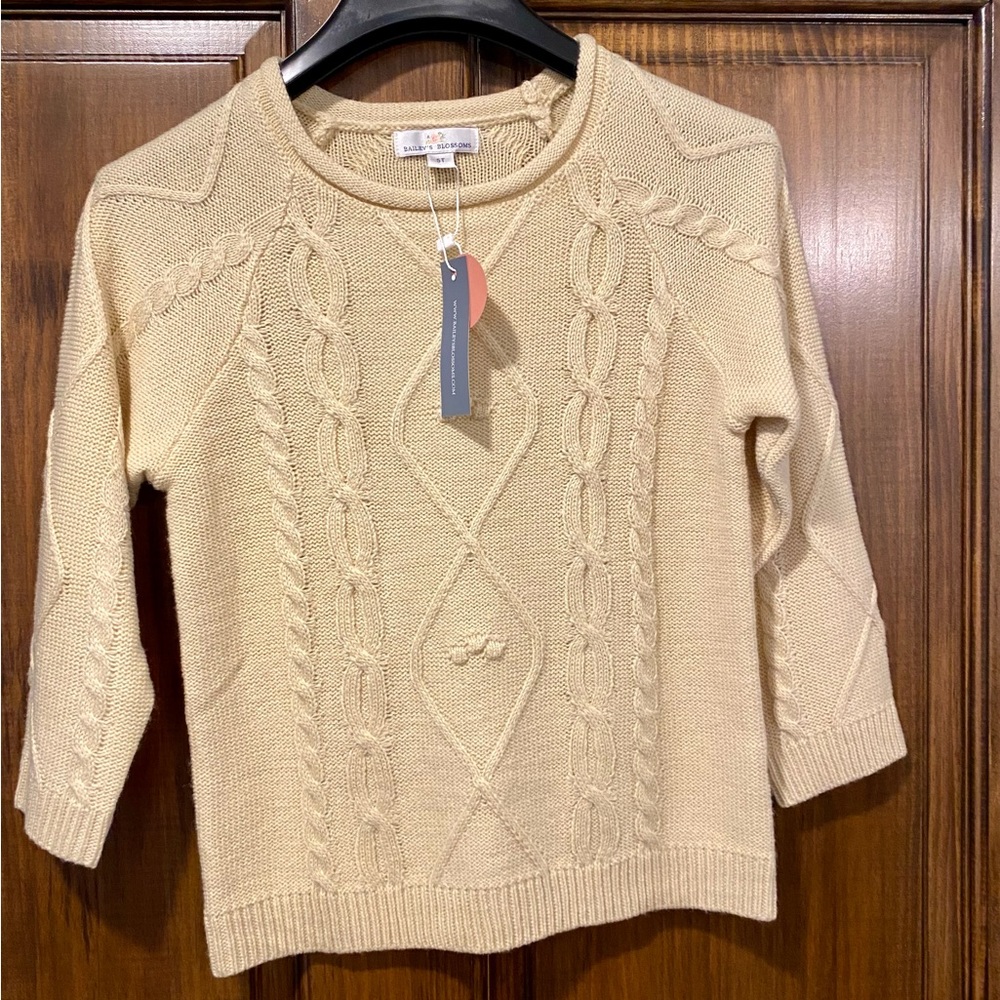 Bailey’s Blossom girls sweater